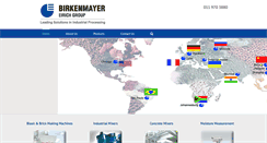 Desktop Screenshot of birkenmayer.co.za